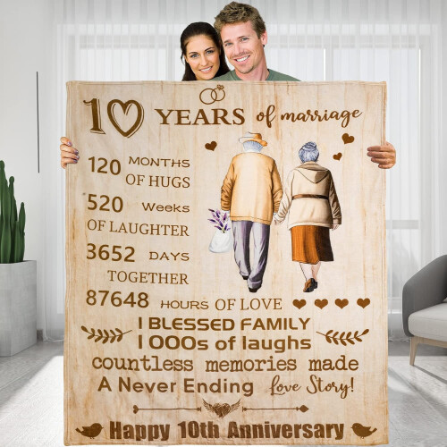 Couverture polaire anniversaire 40x50 pouces