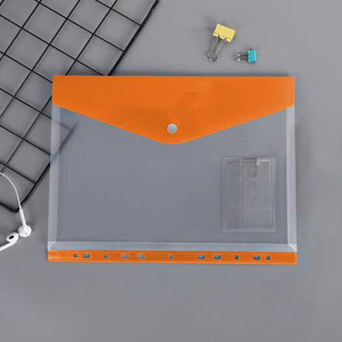 Expandable Binder Pocket Organizer Folder 11-Hole Plastic