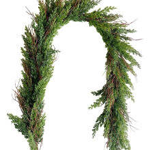 Guirlande de Noël artificielle en cèdre pour intérieur et extérieur