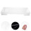 Protection clavier acrylique pour ordinateur portable, format standard, 2 pièces 6