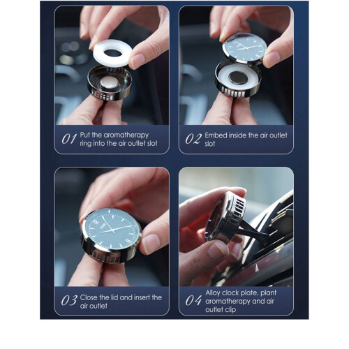 Auto-Lüftungsschlitzuhr mit Diffusorclip 1