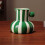 Vase rayé moderne pour présenter des fleurs à la maison (1 pièce) 2