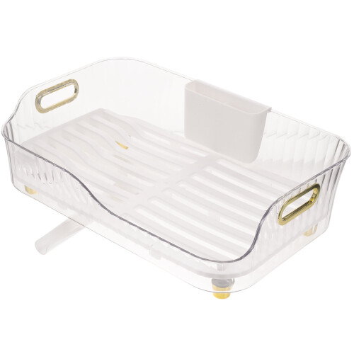 Égouttoir à vaisselle transparent sans marque