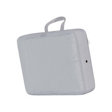 Cube de compression pour rangement, sac léger pour doudoune grise