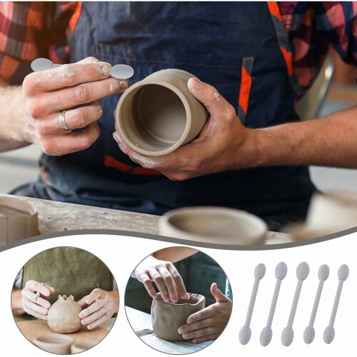 Pottery Clay Texture Tool Set Double-Ended 5-Piece 2