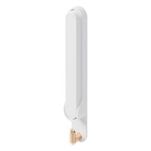Étendoir mural pliable pour vêtements, en ABS, extensible, 1 pièce