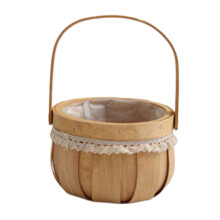 Panier de pique-nique en osier avec poignée – Osier naturel, 1 pièce