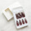 Cat Eye Stiletto Press-on Nails Glitter Gradient Glossy 2