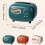 Retro-Radio-Taschentuchbox, einfarbig, Kunststoff, 1 Stück 4