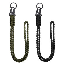 Paracord Keychain Wrist Lanyard 2 Pcs