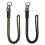 Paracord Keychain Wrist Lanyard 2 Pcs 1