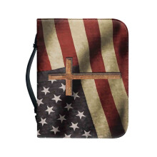 Floral Bible Cover Leather Study Bible Case with Handles