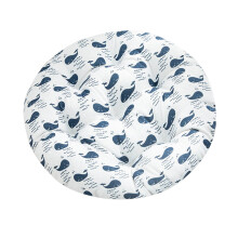 Coussins de chaise d'extérieur blancs 40 x 40 cm