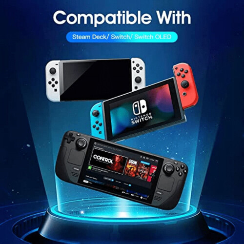 Βάση ανεμιστήρα ψύξης Steam Deck USB-C με ρυθμιζόμενο πλαίσιο 1