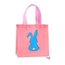 Sacs cadeaux de Pâques lapin cabas 12 pièces