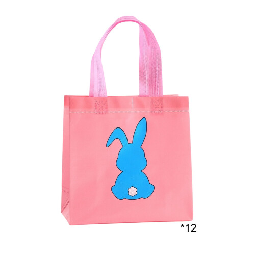 Sacs cadeaux de Pâques lapin cabas 12 pièces