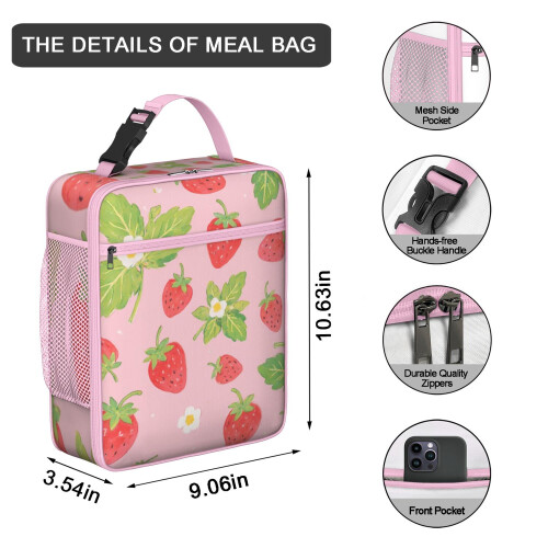 Sac à lunch isotherme avec poignée, étanche et imperméable 2