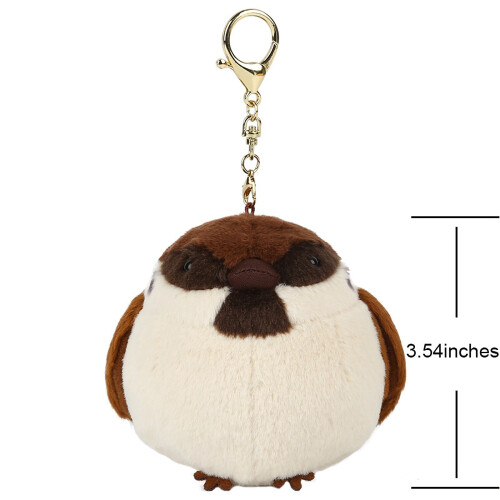 Porte-clés en peluche Chubby Sparrow 1