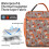 Sac isotherme Fox pour déjeuner, imperméable et chaud (1 pièce) 2