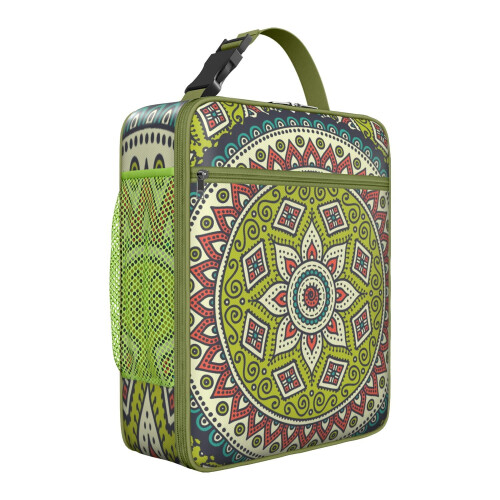 Mandala Psychedelische Lunchtas Geïsoleerd 1 stuk