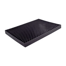 Tapis de bar en PVC anti-déversement et essuie-tout 30 x 22 x 2,3 cm