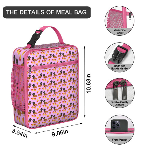 Sac isotherme à motif chien 12L 1