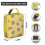 Sac isotherme souple éléphant imperméable et isolé (1 pièce) 2