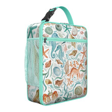 Sac isotherme imperméable à motif crabe pour le déjeuner