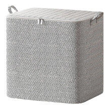 Sacs de rangement pliables en non-tissé avec fermeture éclair pour vêtements
