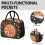 Sac à lunch étanche format pizza 32 x 7 pouces 6