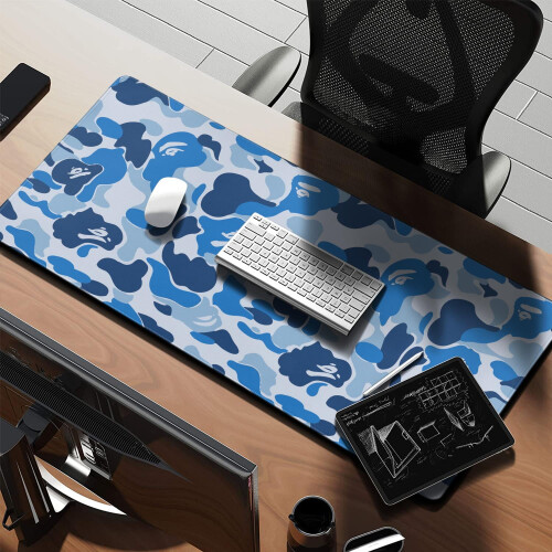 Μπλε αδιάβροχο Mouse Pad με αντιολισθητική προστασία 35,4x15,7 ίντσες με παραλλαγή 1