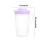 Pichet à eau en plastique transparent 2L avec couvercle et poignée 3