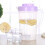 Pichet à eau en plastique transparent 2L avec couvercle et poignée 4