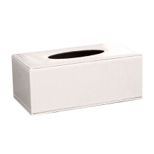 Porta fazzoletti in pelle rettangolare, 1 pezzo