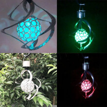 Carillon solaire lumineux pour jardin extérieur 35 x 15 cm