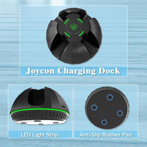 Station de charge Joy-Con pour 4 manettes avec LED 2