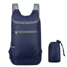 Sac à dos pliable, léger et imperméable, 20 L, noir