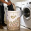 Panier à linge pliable et imperméable, motif printemps, 1 pièce 2