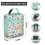 Sac isotherme imperméable à motif crabe pour le déjeuner 2