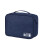 Borsa organizer per cavi da viaggio impermeabile, colore blu navy 1