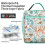 Sac isotherme imperméable à motif crabe pour le déjeuner 4