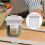 Seau de conservation alimentaire pour riz, 10 lb 6