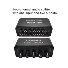 5CH Audio Distributor Stereo Mixer 1 In 5 Out