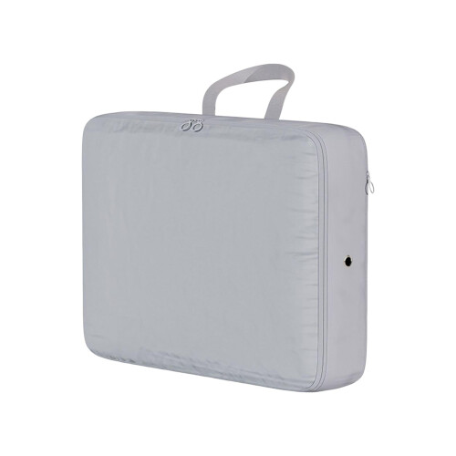 Cube de compression pour rangement, sac léger pour doudoune grise 1