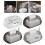 Glacier Pattern Tissue Box Transparent Sleek Design 3