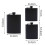 Matte Black Stainless Steel Hip Flask 7 oz 6