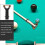 Kit de réparation pour embout de queue de billard avec pince (3 pièces) 6