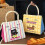Capybara insulated portable lunch bag 3