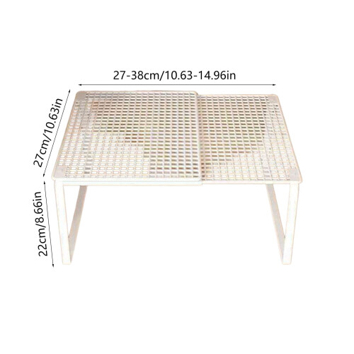 Étagère métallique extensible et empilable – Réglable 2