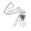 Men's Polyester Necktie Solid White Blank for Sublimation 7